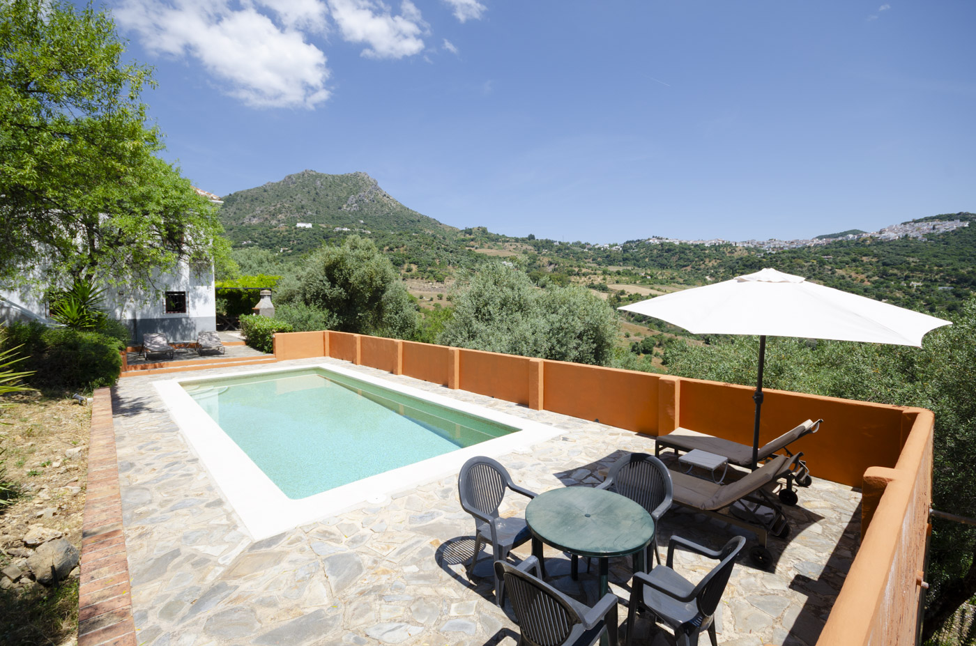 Amazing views to Gaucin village (also vibrant at night time)