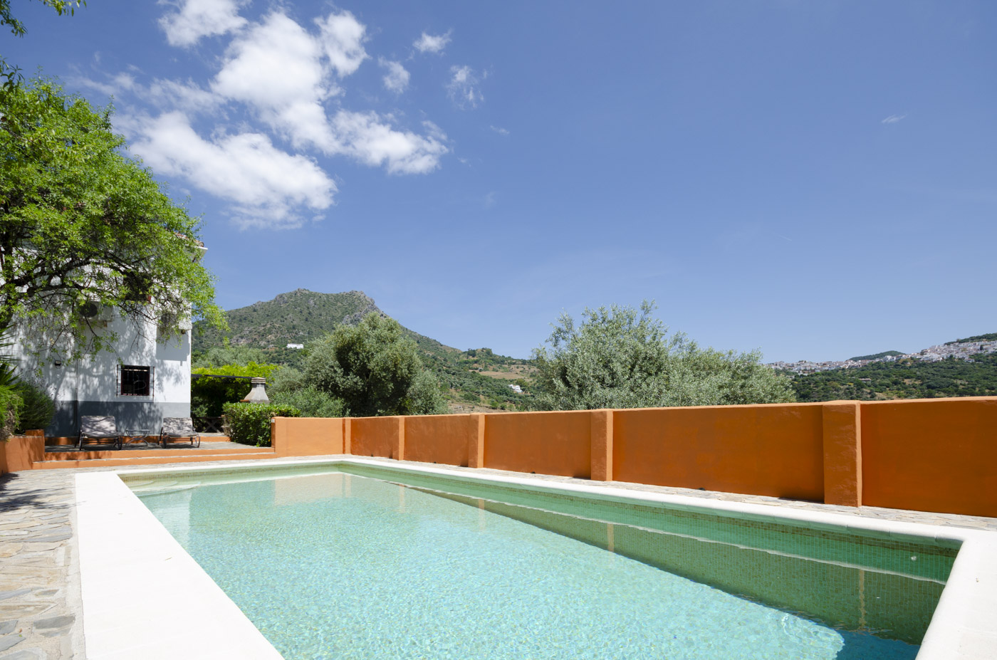 Good sized pool with views to Gaucin and Hacho peak