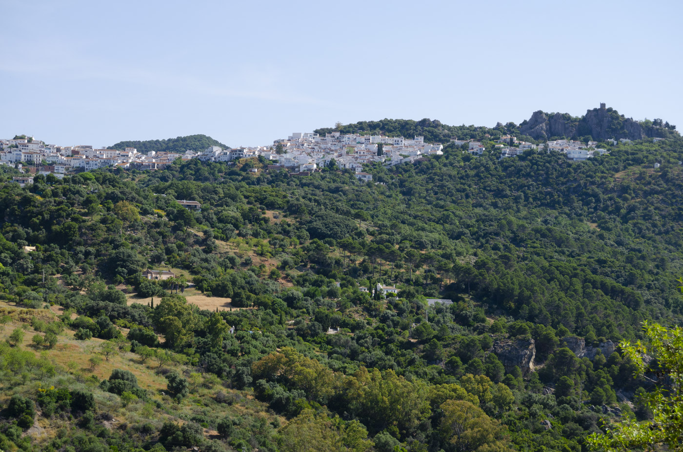 Your views to the pretty Gaucin village