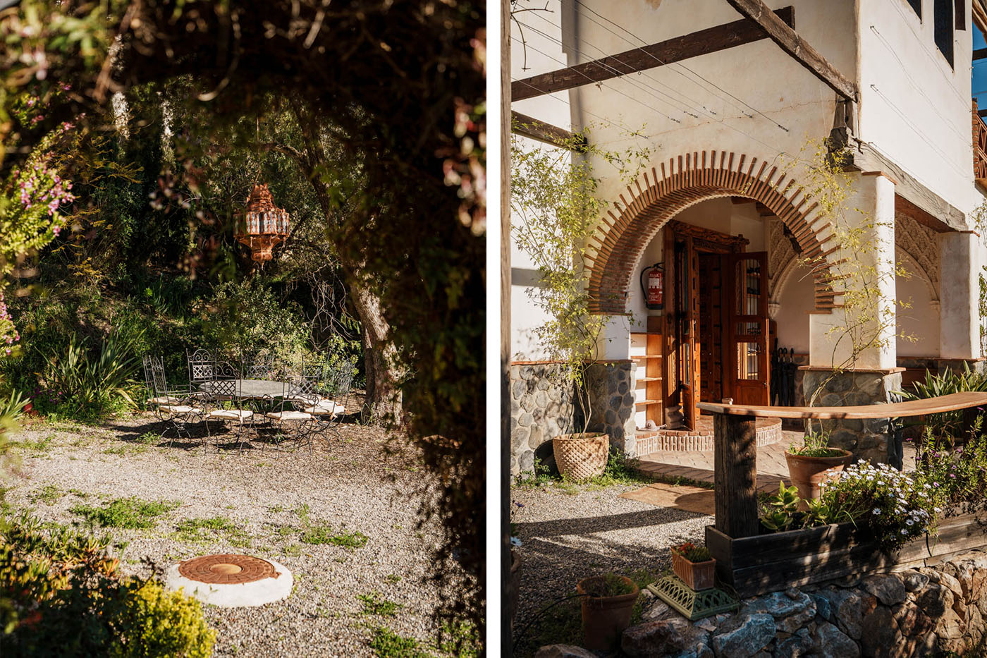 Porche en entrada principal