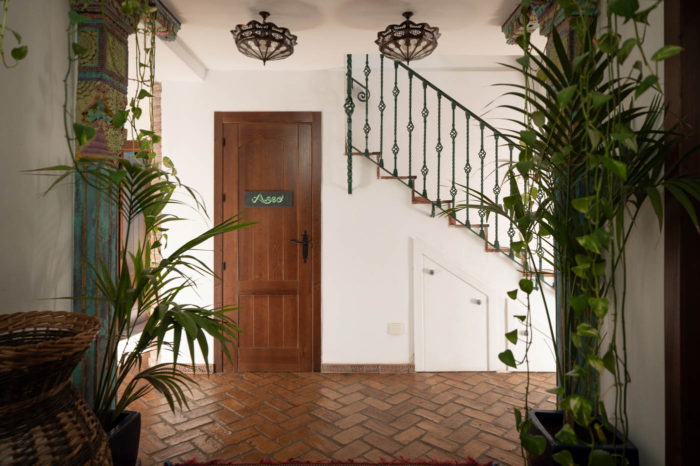 Escaleras a la primera planta