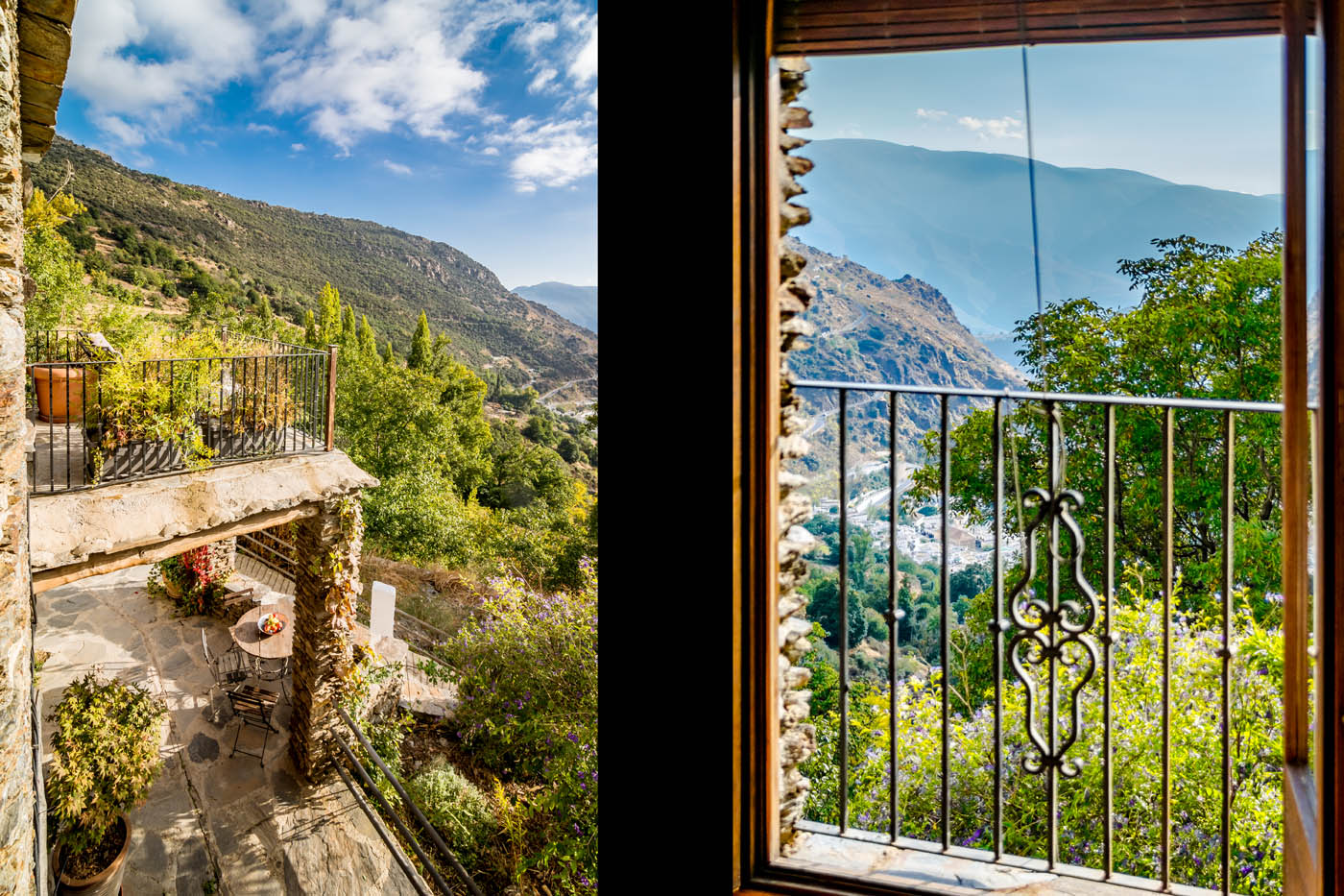 El dramático desfiladero de Poqueira