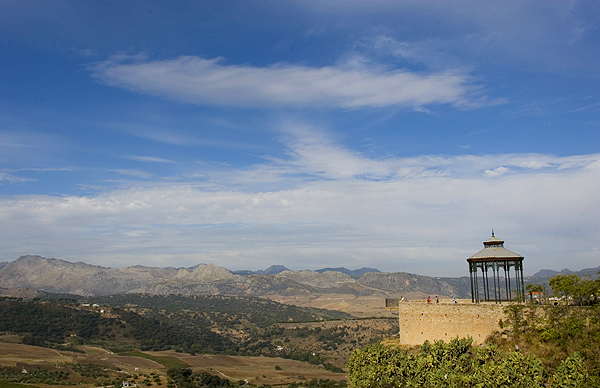 El Cono view point in Ronda town