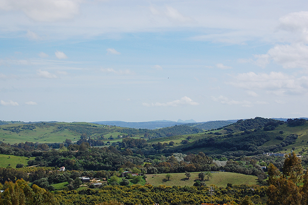 View from Jimena to Gibraltar