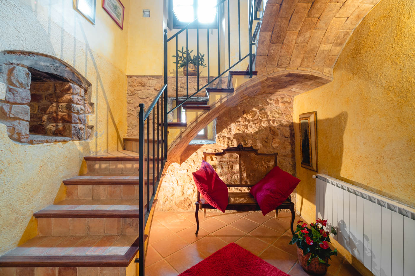 Stairs to first floor