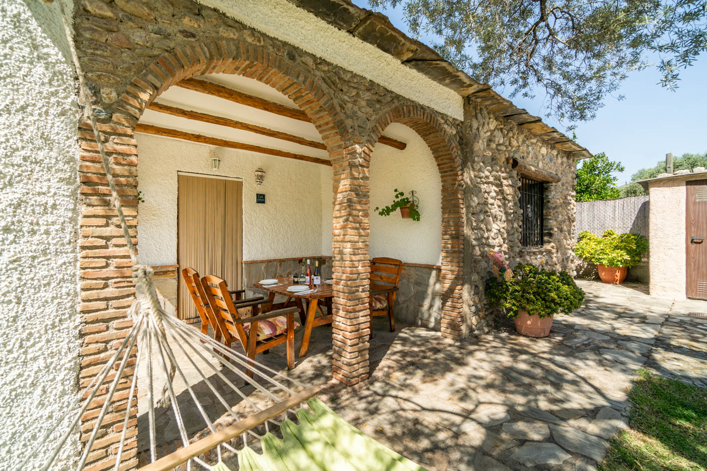 Entrance to your villa through porch