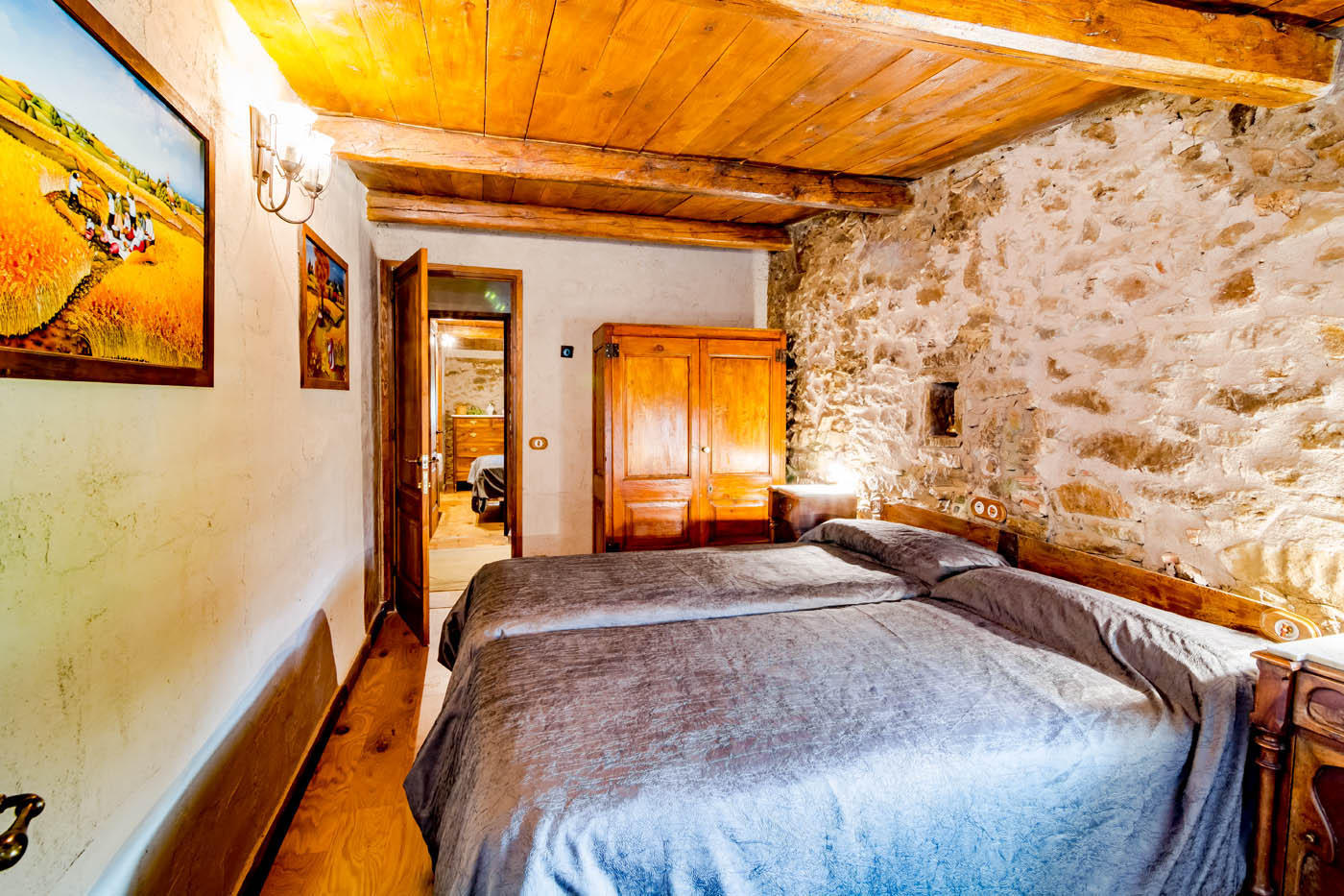 Habitación con dos camas