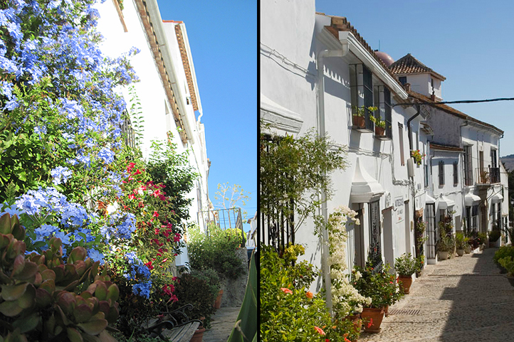 Steepish streets in Jimena