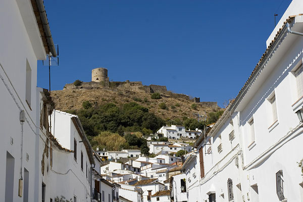 The Castle from one of Jimena streets
