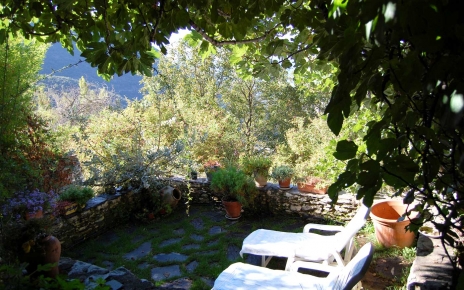 Lower terrace by the house front