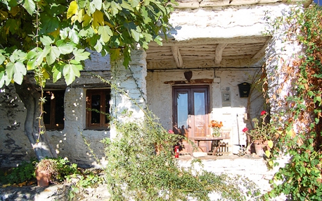 The house seen from lower terrace