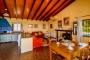 Open plan dining area, living and kitchen