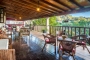 Timber deck with views of the gardens