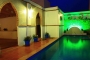 Your private pool at night time