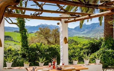 Vistas a la impresionante cordillera de Grazalema