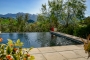 Infinity pool surrounded by nature 