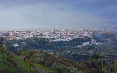 Orgiva after a rainy day in November 2012