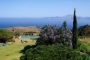 Gardens, pool and clear view of Morocco