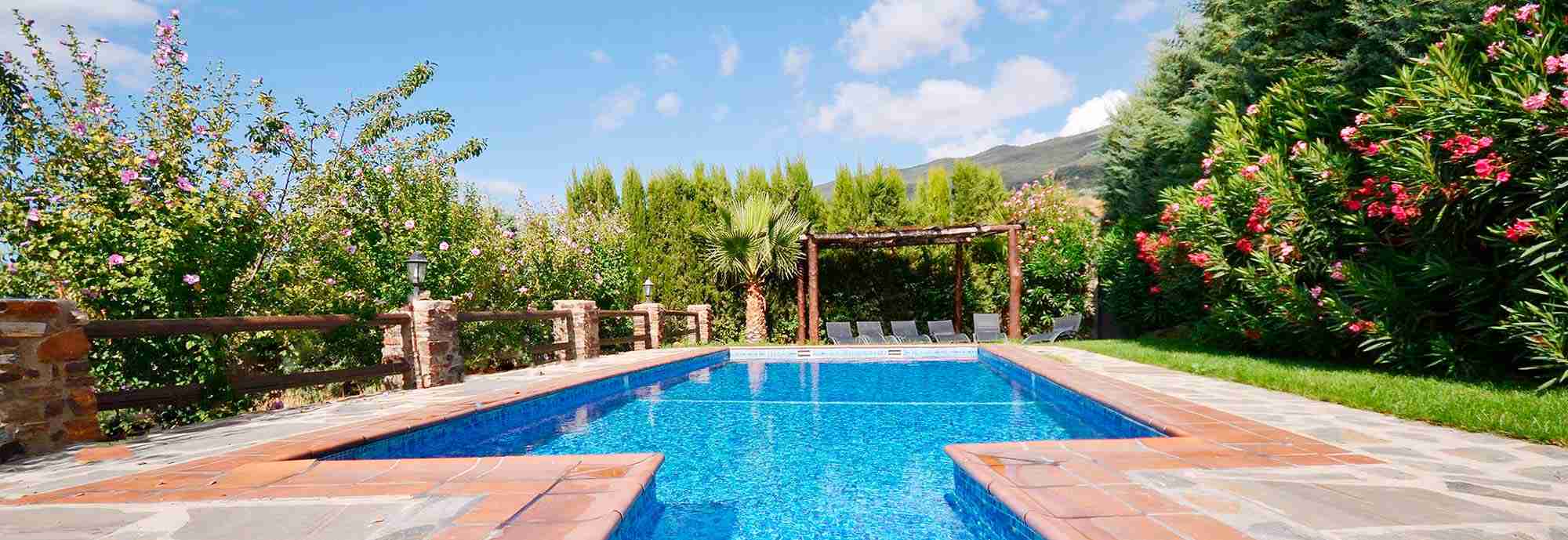 Attractive Alpujarra villa with gated pool in mountain seclusion