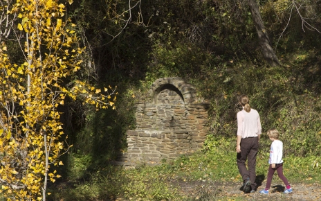 Emma walking in the Alpujarras