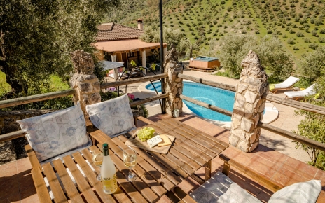 Terraza elevada con vistas 