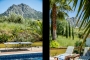 Tennis table and natural setting
