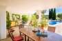 Furnished porch and pool