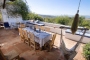 Furnished porch with views