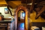 Archway to bathroom