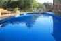 La piscina recibe más sol por la tarde 