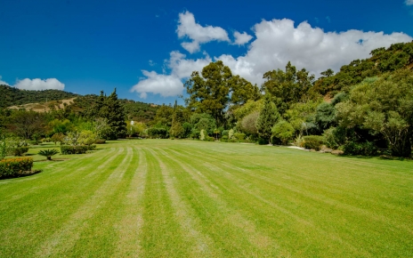 Massive lawned gardens for you to enjoy