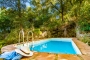The 4 metre long pool and its natural surrounding