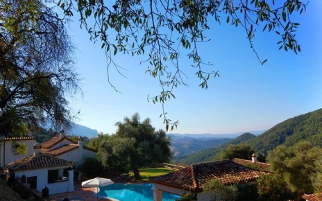 La propiedad vista desde arriba