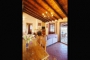 Timber ceiling and tiled floors