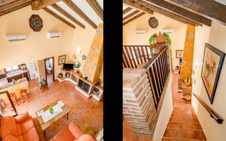 Salón y comedor | Escaleras al entrepiso