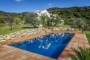Large private pool and gardens at this villa
