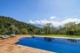 Ample lawn and terraces around pool