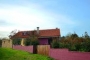 Garden gates open directly to countryside