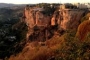 Sunset in the nearby Ronda town