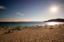 Esta es su playa local, a menos de 15 minutos a pie