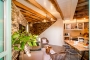 Open plan kitchen / dining / living area