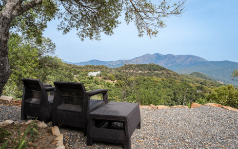 Terraas superiores con vistas infinitas