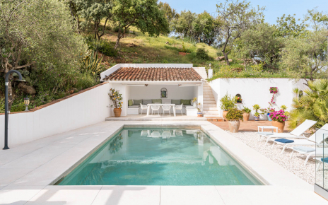 Extraordinarias zonas exteriores para el disfrute