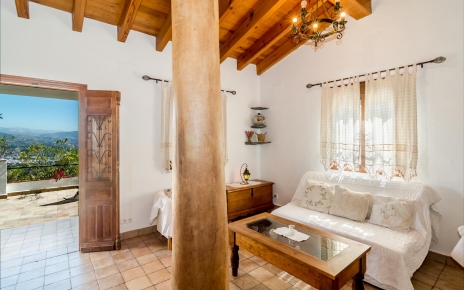 Main door to terraces and porch