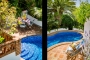 Irregular shape pool 8 m x 4 m