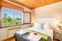 The double bed is 2.10 metre long!