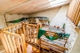 Attic room has a small mezzanine lounge