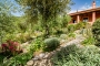 Terraced gardens with flower beds