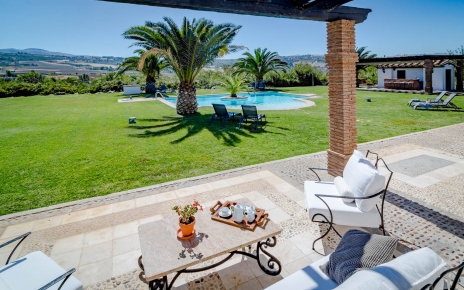 Relax by pergola