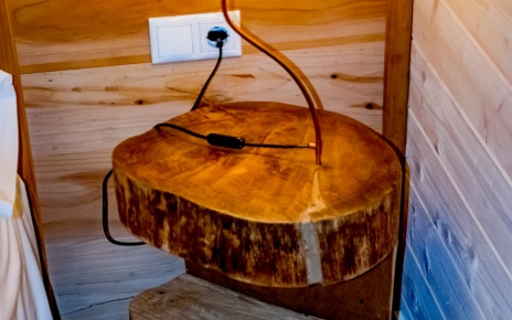 Incluso todas las lámparas son innovadoras y hechas a mano